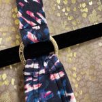 Calvin Klein Blue Black Starry Night Starburst Pattern One Piece Swimsuit Size 1 Photo 3