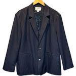 Anthropologie x Mare Mare Oversized Navy Striped Blazer Photo 0