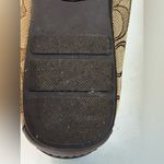 Coach “Olive” Signature Brown Driving Moccasin Loafer, Jacquard Canvas, size 8.5 Photo 11