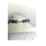 Assorted Natural Stone Necklace Jasper And Sodalite Positive Energy Jewelry 146g Photo 3