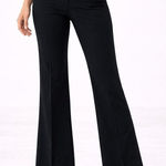 Theory Black Wool Blend Flare Dress Pants Size 2 Photo 0