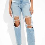 American Eagle  Ripped Highest Rise 90s Boyfriend Jean 10 Short Women’s Blue 3648 Photo 0