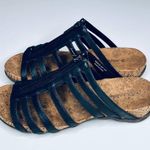 BEARPAW Sabrina Black Zipper Strappy Sandals Shoes New 9 Photo 3