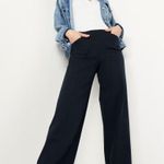 Old Navy  High-Waisted Pull-On Pixie Wide-Leg Pants Navy Photo 2