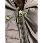 Tahari  WOMENS WINTER Faux Fur HOODED PUFFER COAT Size Small Sangria Photo 5