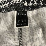 SheIn Plaid Black and White High Waisted Leggings Photo 5