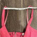 Rue 21 Pink beaded strap tank top with lace size Large Photo 5