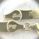 Solid 14K yellow gold Egyptian revival fringe bib necklace, vintage Photo 10