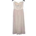 Speechless  Strapless Lace Beaded Empire Waist Chiffon Prom Dress Gown Size 11 Photo 3