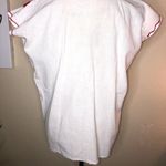 Authentic Mexican Floral Blouse White with Bright Color Embroidery & Birds Sz L Size M Photo 5