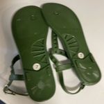 Olivia Miller  Army green plastic studded toe sandal Photo 3