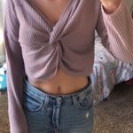 Urban Outfitters Purple Crop Top Photo 0