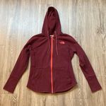 The North Face Women's Burgundy Full Zip Hoodie Jacket Size XS Photo 0