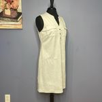 Alfani Women’s Henley Faux Suede Shift Dress Size 6 NWT Silver Photo 4