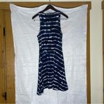 Athleta Tie Dye Striped Modal Casual Fit and Flare Exercise Dress Size Medium Photo 3