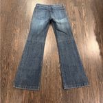 Paper Denim & Cloth  Dark Blue Jayne Medium Rise Wide Leg Jeans Photo 6