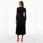 Thakoon Drop Waist Midi Dress Black Photo 2