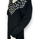 Vintage Sweater Sparkly Women Eclectic Embellished Jewels Glam Christmas Size XL Photo 1