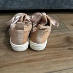 EXPRESS  Blush Pink Lace Tie Slip On Sneakers Size: 7‎ Photo 2