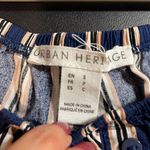 Urban Heritage  Rayon Crop Top. Size‎ Small. Navy striped. Photo 3