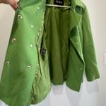 Guess  Green  Pea Coat women’s size M double breast wool blend Photo 15