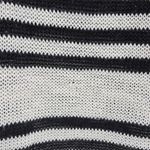 AQUA  Bloomingdale’s boho summer beach Striped Black and White Sweater Medium Photo 3
