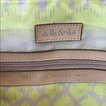 Stella & Dot  Getaway Bag Blue Ikat Travel Carry On Expandable Weekender Photo 5