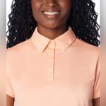 Columbia Golf Birdie Short Sleeve Peach Polo Shirt for Women Photo 1