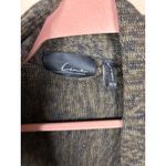 Cine Anthropologie Open Front Boho Crochet Fringe Geometric Cardigan Sweater M Green Size M Photo 5