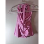 Susana Monaco  V Wire Halter Top in Ballerina Sz M NWT Photo 3