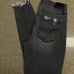 American Eagle  Outfitters Distressed Super Hi-Rise Jegging Photo 0