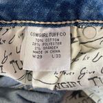 Cowgirl Tuff SZ W29xL33 Festival Trouser Flare Jeans Mid Photo 11