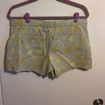 Gap  Khaki Floral Print Shorts SZ 8 Photo 5