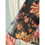 Cara Cara NWT Veronica Strapless Bubble Dress Multi Jacobean Black Velvet Bow 6 Photo 7