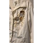 Cache Lillie Rubin Mother Of Pearl Sequin Embellished Top Stretch $128 NWT New Photo 4