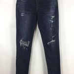American Eagle  Super Stretch High Rise Skinny Jeggings Distressed 8 Photo 3