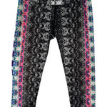 prAna  Small Roxanne Capris Leggings Stretch Abstract Hydrobloom Pull-On Multi Photo 0