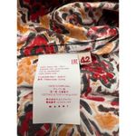 Marni Women's S Orange Multi Floral Blouse Short Sleeve Top Photo 9