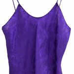 Undercover Wear MEDIUM American VINTAGE 70s Purple Floral Teddy Lingerie Slip Photo 2