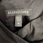 Eileen Fisher  Black Cocktail Dress | Cotton Blend | Stretchy | LBD | Size 10 Photo 4