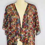 LuLaRoe Monroe Kimono Fringe Layering Jacket Top- Size L (Fits sizes 14-24)- NWT Photo 1