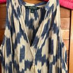 Lauren Ralph Lauren racer back tank dress women’s size 4 Blue Photo 5