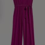 Old Navy  Double Strap Ankle Length Jumpsuit, size XL Berry color NWT Photo 3