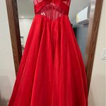 Ellie Wilde  Prom Dress Red Photo 0