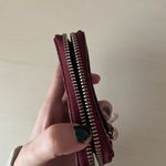 Tusk Wear NWOT TUSK genuine leather burgundy pebbled mini wallet / coin pouch Photo 3