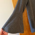 Anthropologie Postmark Bell Sleeve Rainbow Stripes Turtleneck Shirt Top Medium Photo 2