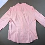 Gap Stretch Button Down Cotton Blend Shirt Short Sleeve Pink Size 16‎ Photo 1