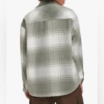 Levi's Levi’s Quilted Plaid Shacket Jacket Wool Blend XL Agave Gray NWT Photo 12