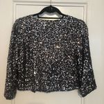 Silence + Noise grey sequin jacket Photo 3