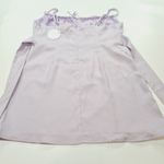 MORE TO COME Sarai Slit Mini Dress in Lavender XL Purple Photo 13